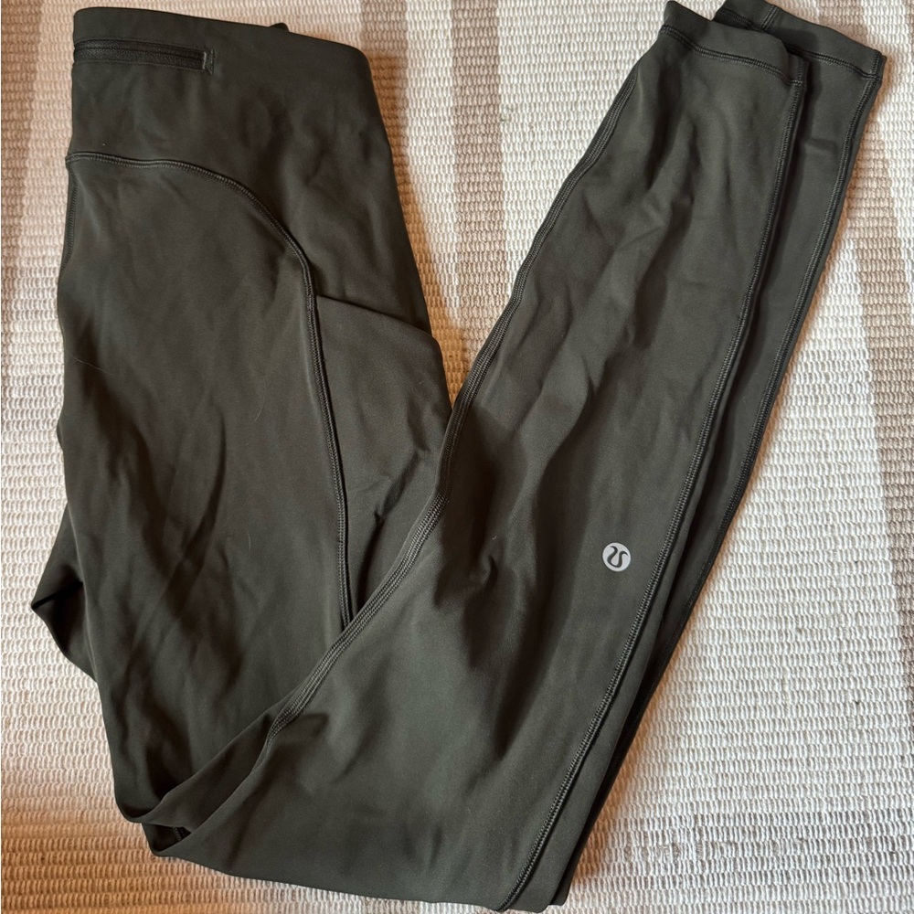 lululemon athletica Olive Green Leggings